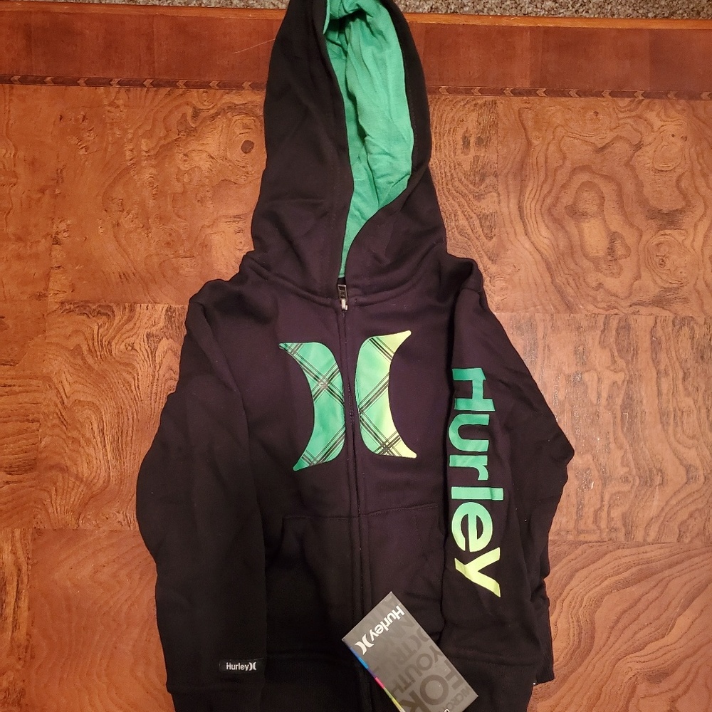 24mo/2T Hurley zip up hoodie